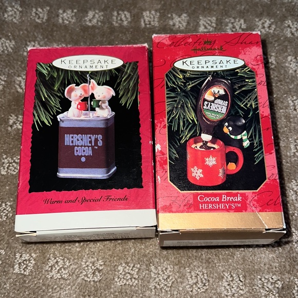 Vintage Hallmark Keepsake Hersheys Cocoa Ornament Bundle - Picture 4 of 4